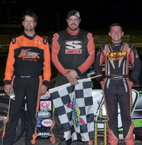 Claremont top 3 (from L to R) 3rd place Mike O'Sullivan 1st Jeremy Davis 2nd Derek Griffith (Chip Cormie Photo)