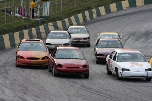The all new Rough Rider division takes to the track in a race at the end of the 2012 season.  The Rough Rider division will run eight times in 2013, starting with this Thursday night, June 20.  (Photo Credit: Alan Ward)