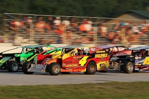 The Bond Auto Parts Modified division will run a "Twin 25" doubleheader on Carmody Ford Night at Devil's Bowl Speedway on Friday, June 14.  (MemorEvents photo)