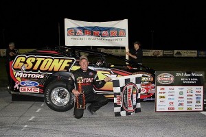 Todd Stone of Middlebury, VT will collect his 2013 Devil's Bowl Speedway championship on Saturday, February 1 at the Holiday Inn Rutland-Killington.  (MemorEvents photo)