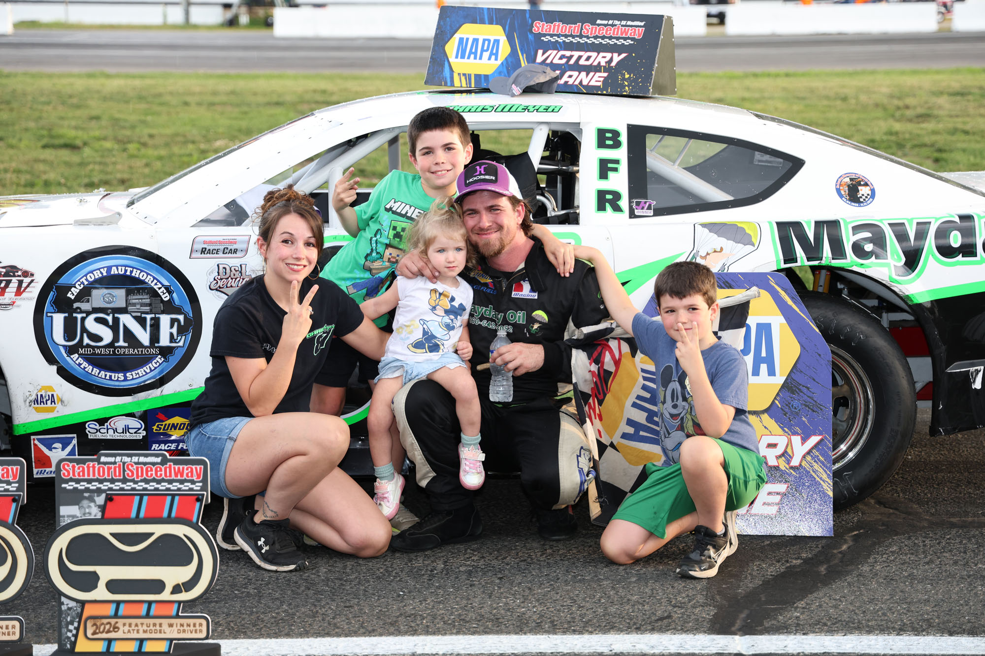 Lavoie and Waterman Win at Stafford Speedway Events