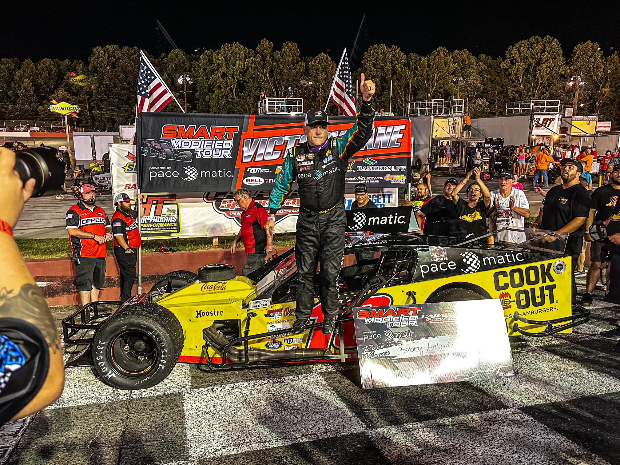 Bobby Labonte Returns to SMART Modified Tour at Caraway Speedway