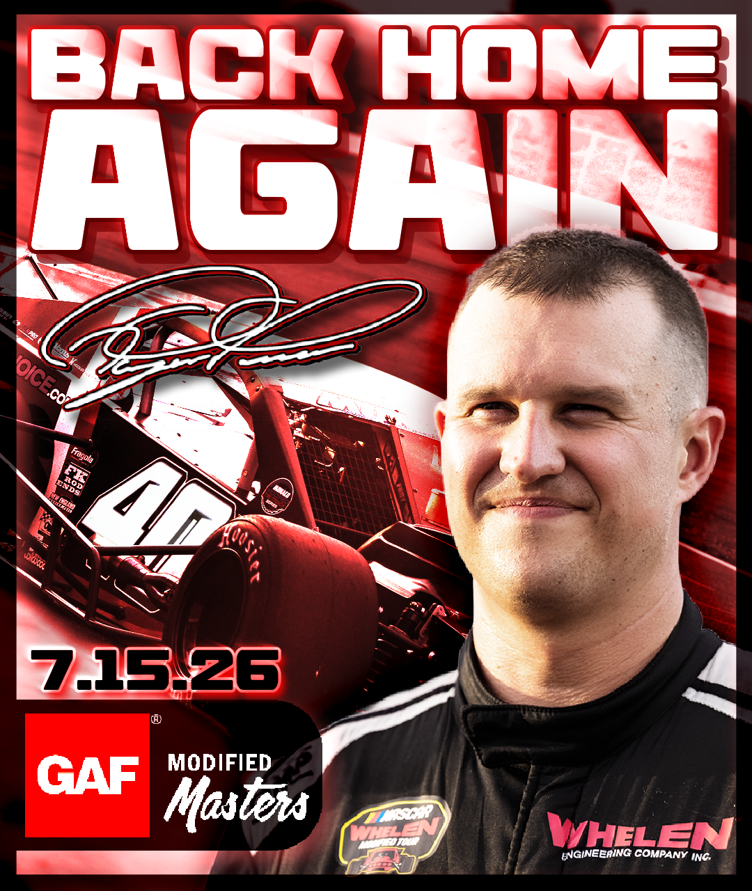 Ryan Preece Enters GAF Modified Masters at Stafford Speedway