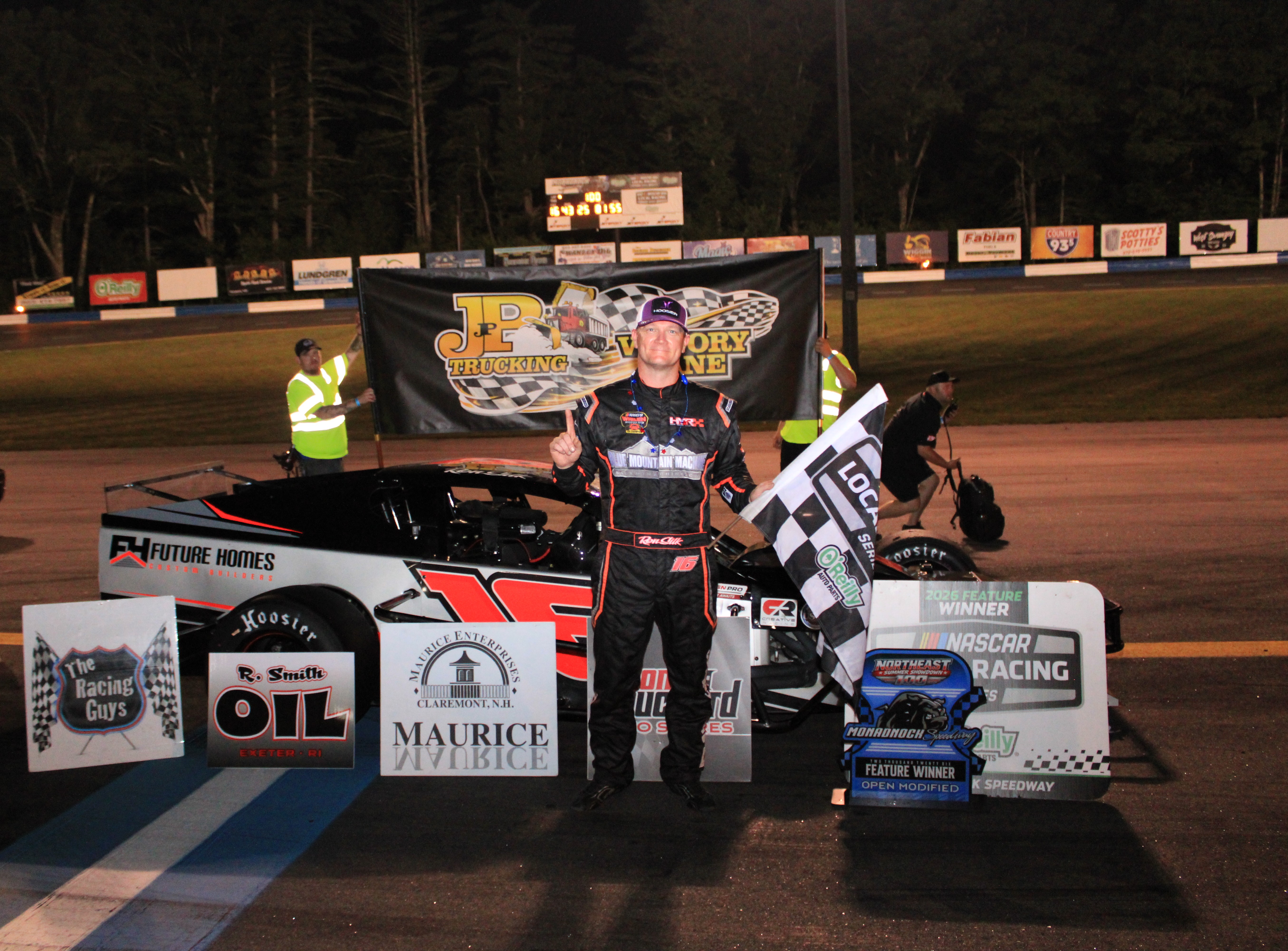 Ron Silk Wins $7,600 in Open Modified at Monadnock Speedway