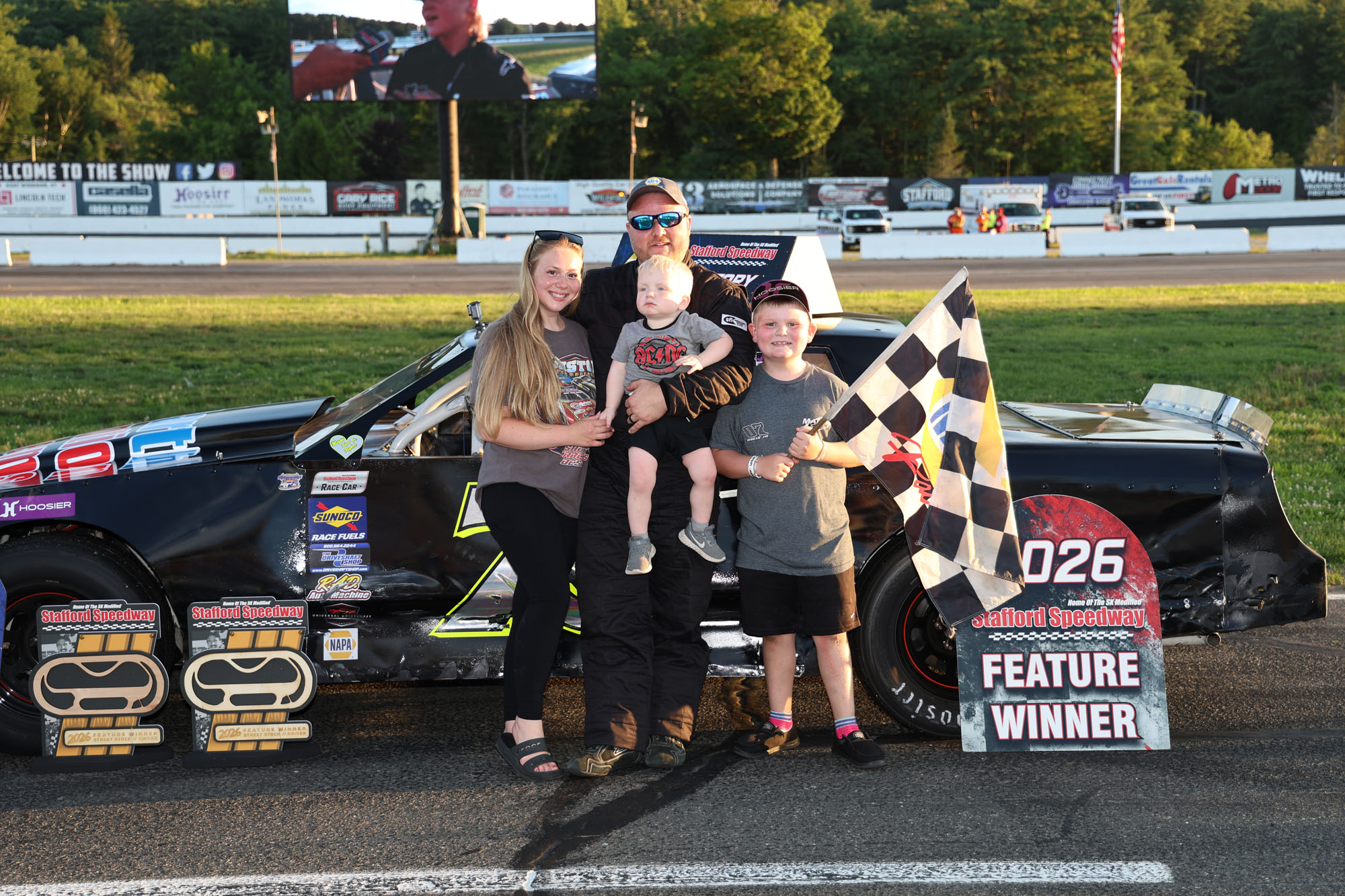 Talman, Gray, Matthews, Hydar, & Waterman Win at Stafford Speedway
