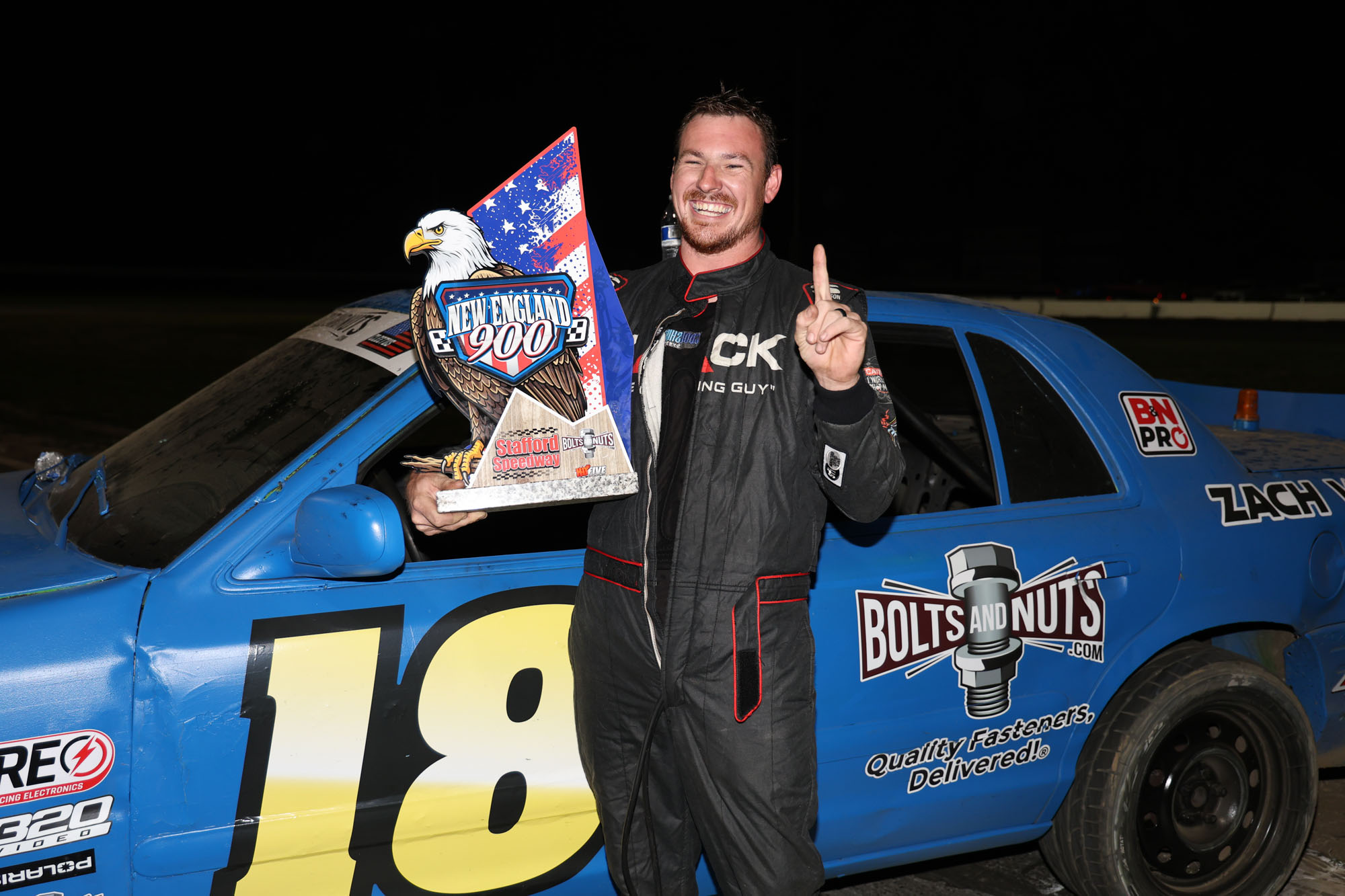 Zach Walker Wins Cleetus McFarland New England 900 at Stafford Speedway