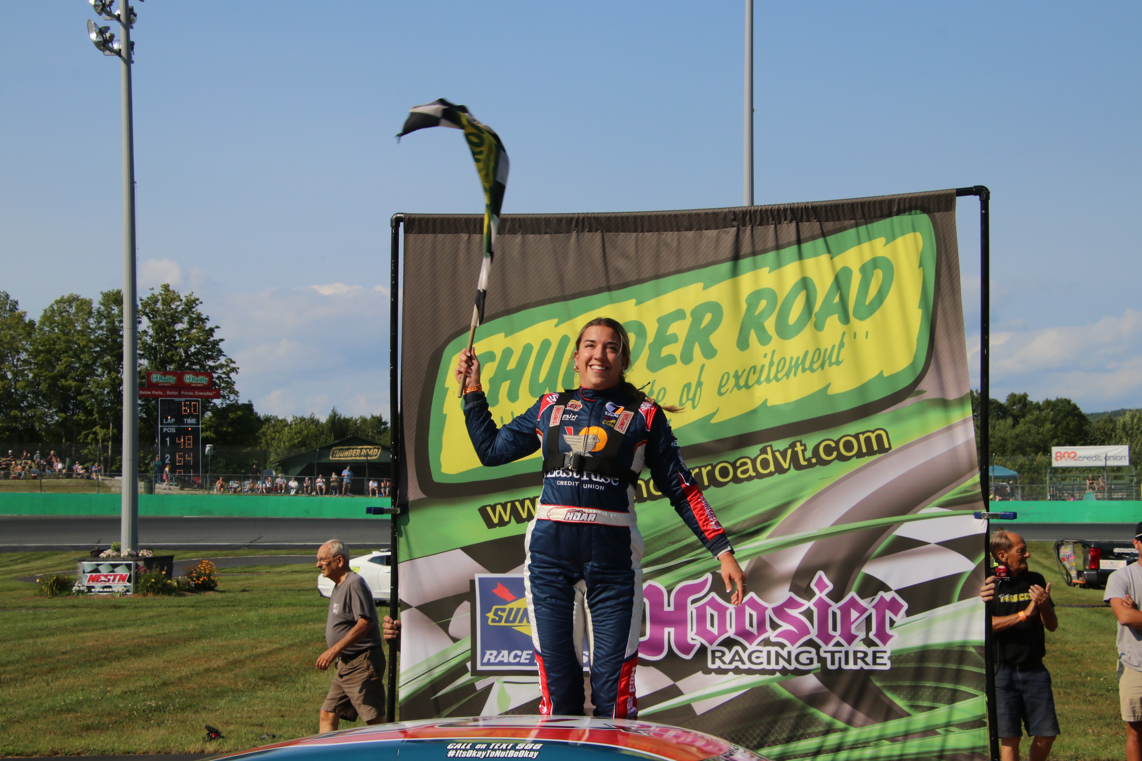 Taylor Hoar Wins Thunder Road Late Model Feature; Rueda Claims Triple Crown