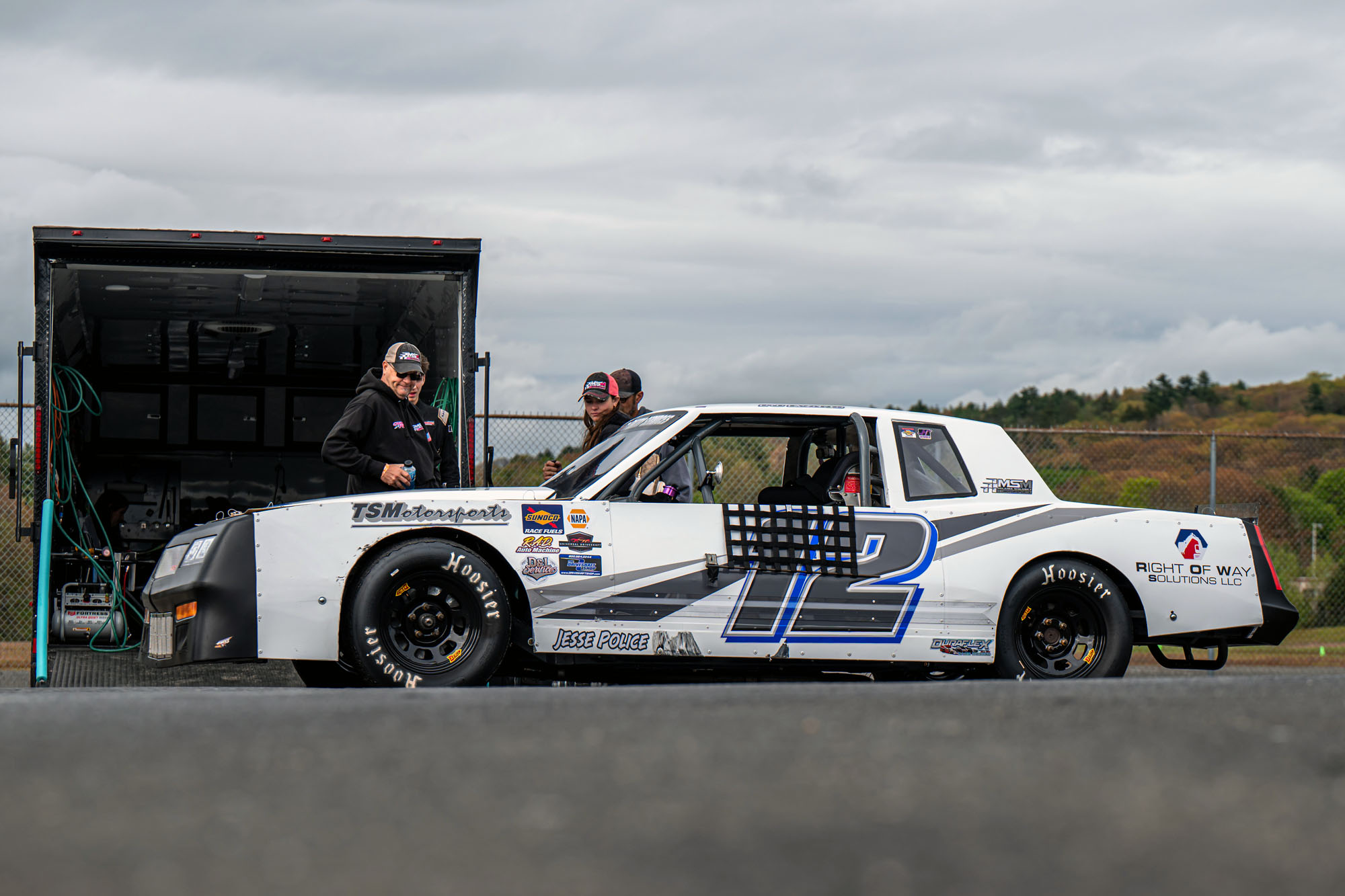 PJ Evans Fights Chassis Issues Seeking Stafford Street Stock Victory