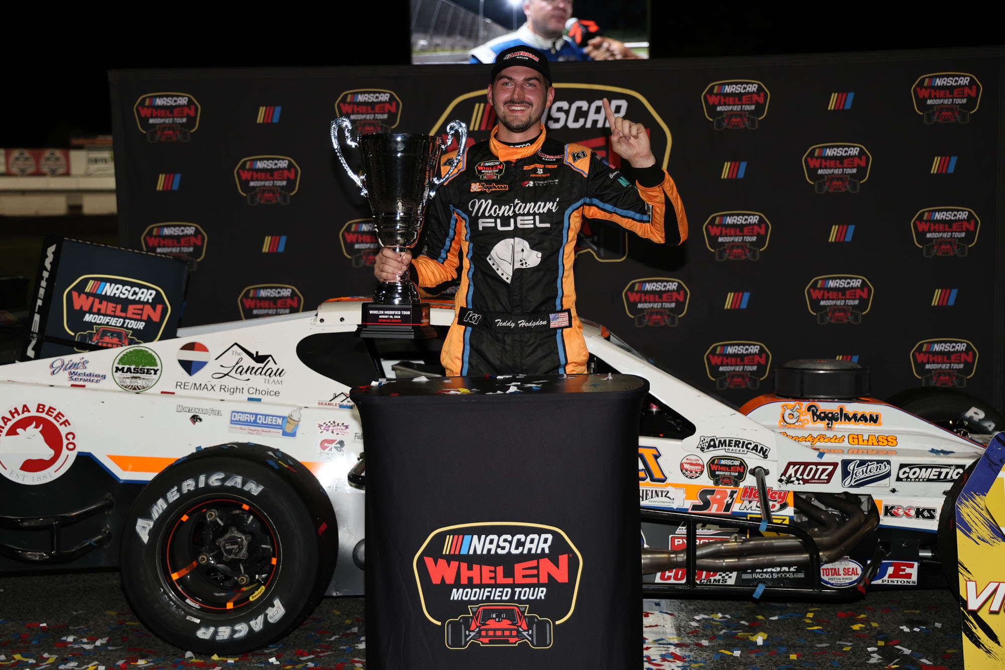Teddy Hodgdon Wins GAF 150 at Stafford Speedway