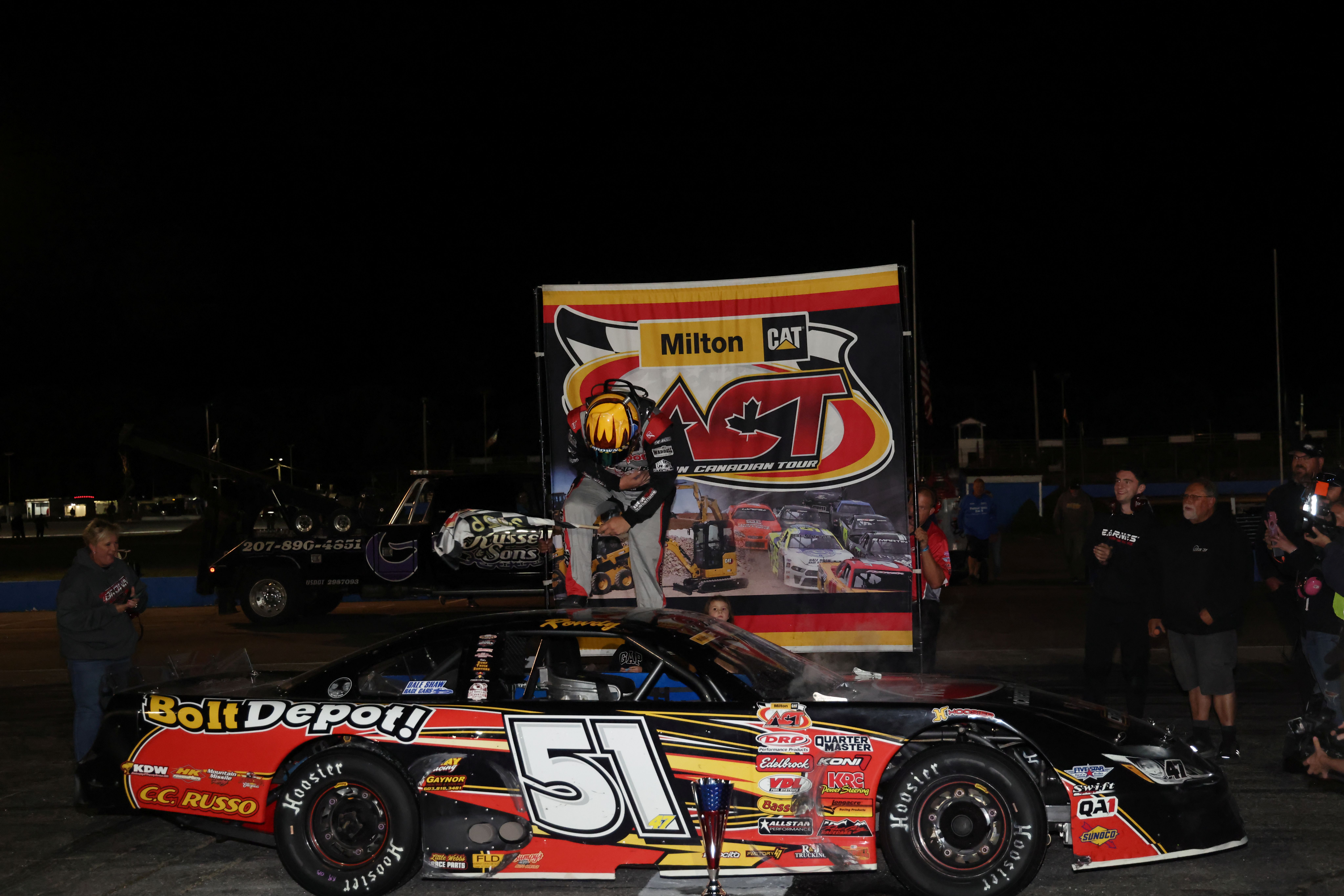 Gabe Brown Takes Rowdy Win in the Pine Tree State 125