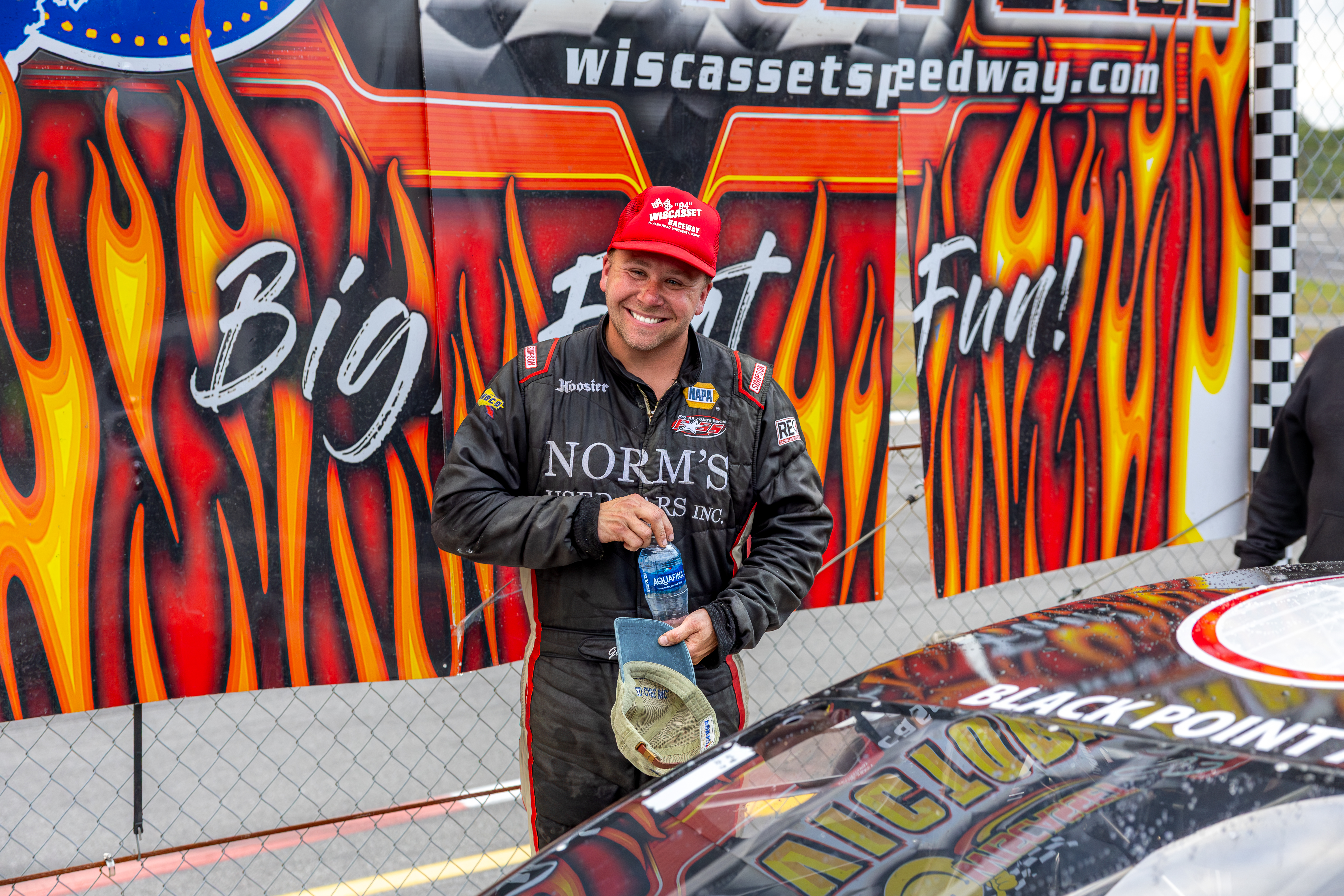 Garrett Hall Wins First Career Boss Hogg 150 at Wiscasset Speedway