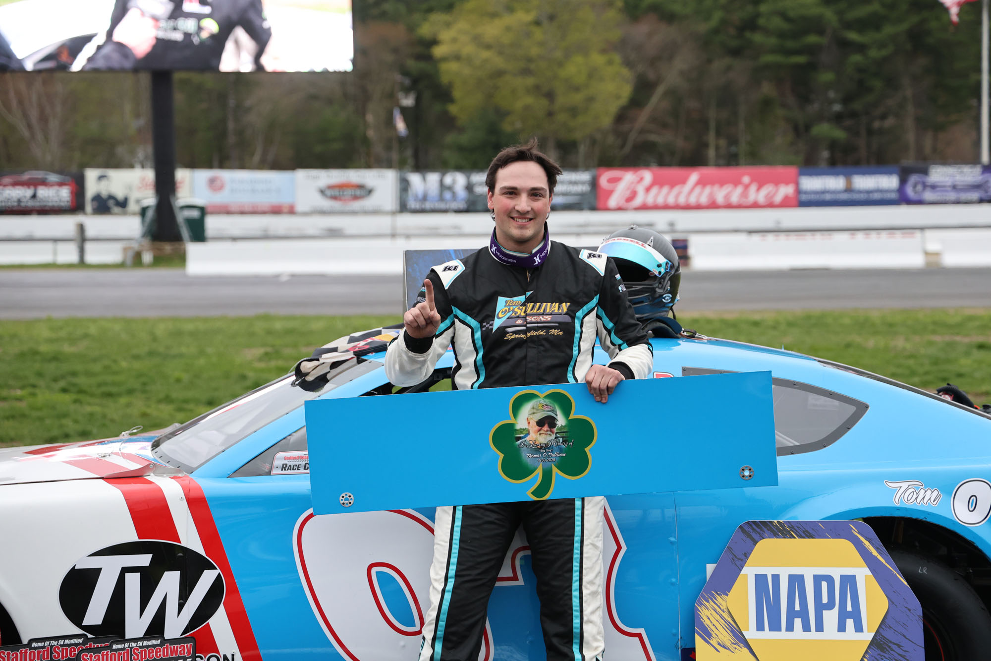 Chris Buffone Leads Stafford Late Models After Emotional NAPA Spring Sizzler Victory