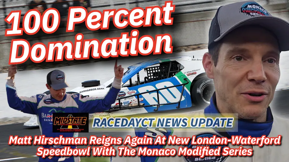 Matt Hirschman Wins Again at Waterford Speedbowl