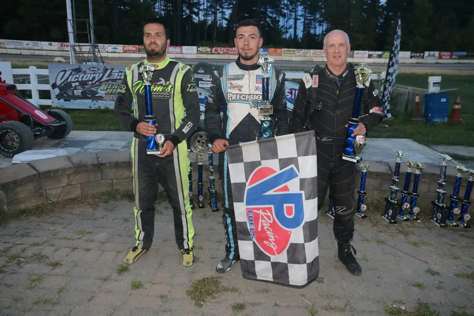 BRS_8-8_AW_Xtreme_DIRTcar_DMA_Midgets_VL_L-R_Brandon_Piastka_John_Forlano_Keith_