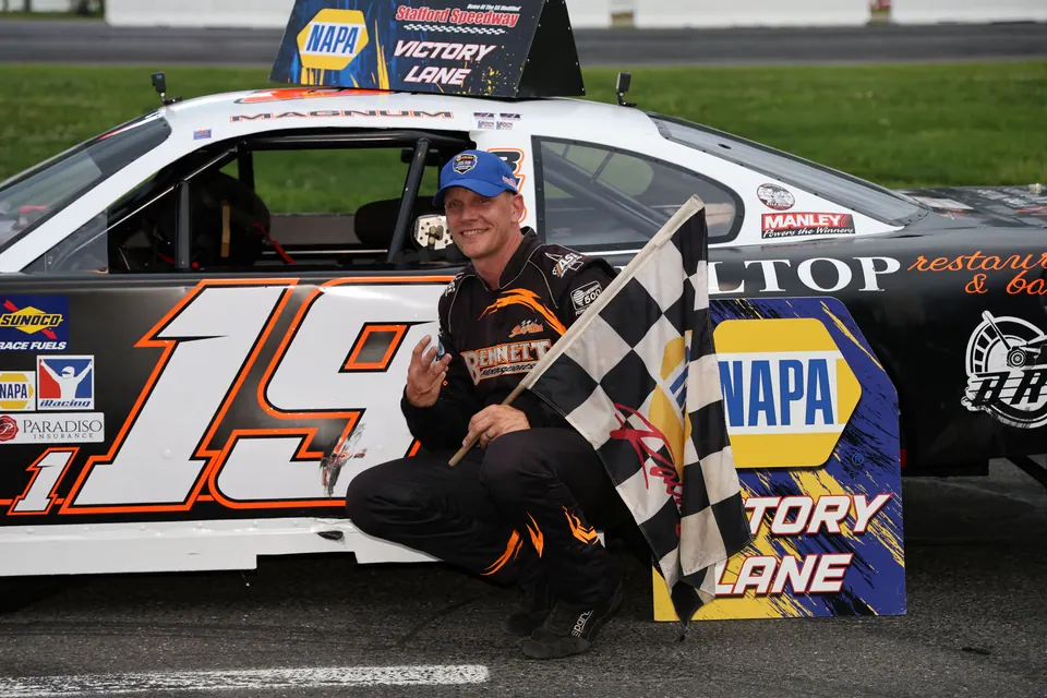 Bennett, Plemons, & Waterman Score Wins at Stafford; Races Postponed