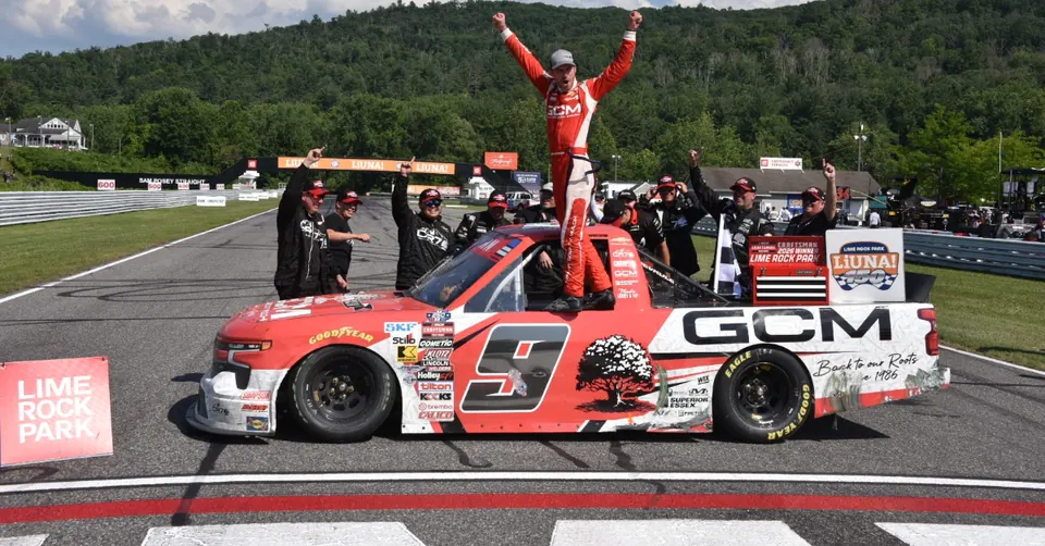 Grant Enfinger Wins Wild NASCAR Craftsman Truck Series Race at Lime Rock Park