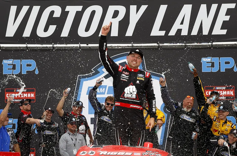 Layne Riggs Wins Craftsman Truck Series Race at NHMS