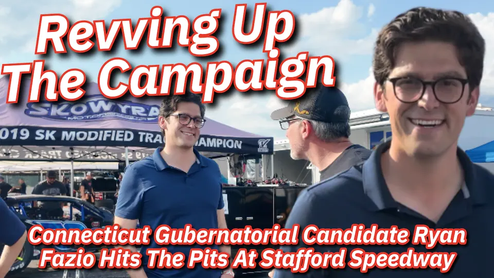 Ryan Fazio Visits Stafford Speedway During Campaign Tour