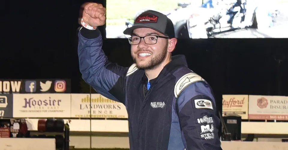 Alexander Pearl Wins First SK Modified Race at Stafford