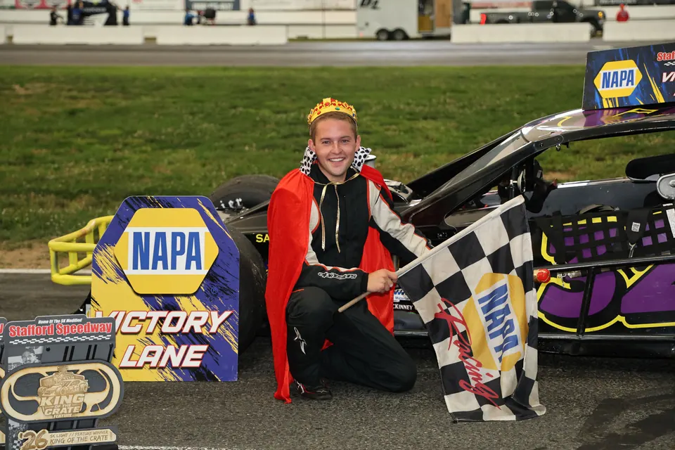 Bloxsom Wins SK Light King of the Crate Feature at Stafford