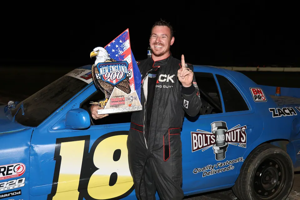 Zach Walker Wins Cleetus McFarland New England 900 at Stafford Speedway
