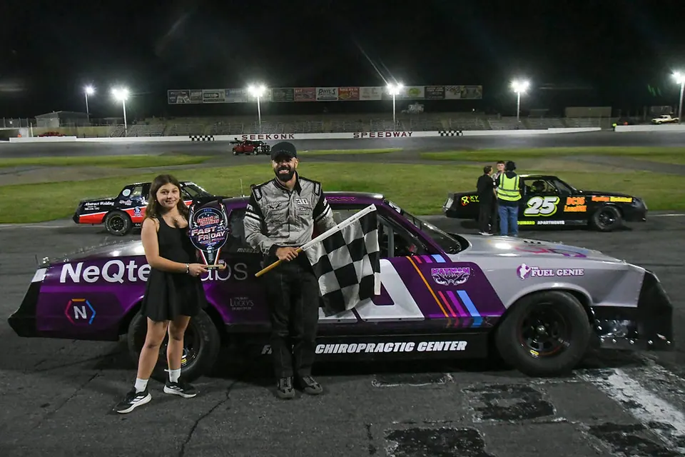 Ethan Souza Wins Pure Stock Race at Seekonk Speedway